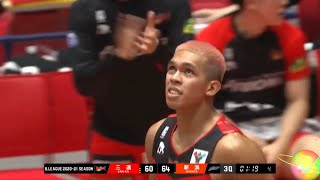 Thirdy Ravena side step plus 2 overshoot vs Niigata | San-En Neophoenix vs Niigata Albirex BB Game 2