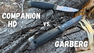 Mora Garberg vs. Mora Companion HD Knife Comparison, Which one is the best deal?