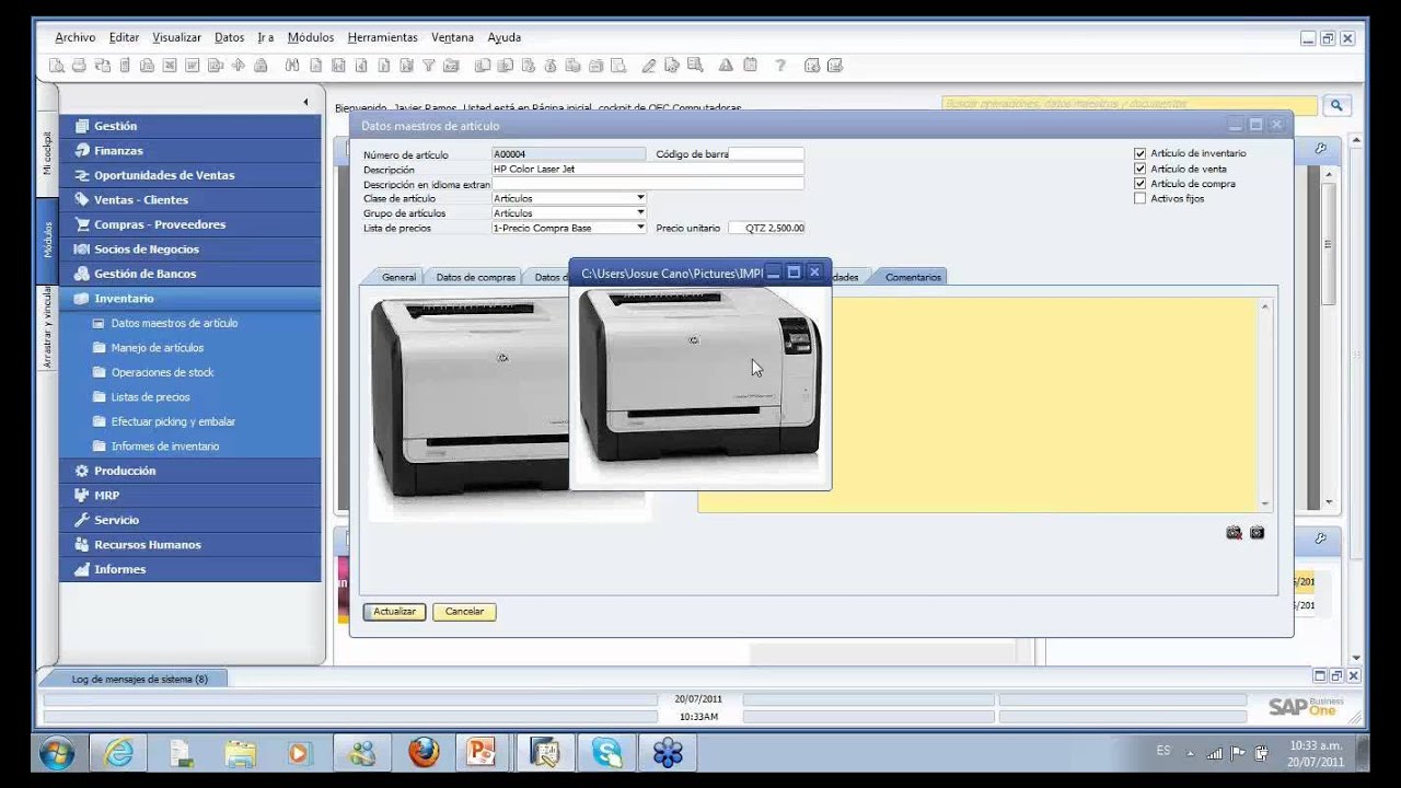 SAP Business One / SAP B1. Introducción Y Demo. - YouTube