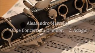 Marcello : Oboe Concerto in D minor 2nd　ﾏﾙﾁｪｯﾛ：ｵｰﾎﾞｴ協奏曲 ﾆ短調 第2楽章