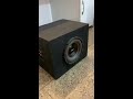 wuzhi audio zk mt21 amplifier test with passive 8 inch subwoofer