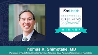 2023 Exceptional Physician Award Winner Thomas Shimotake