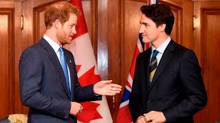 Justin Trudeau meets with Prince Harry in Toronto