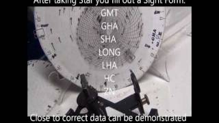 Learn Celestial Navigation and Sight Form.