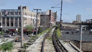 Riding the CTA Purple Line to the Loop through the old Wilson Station