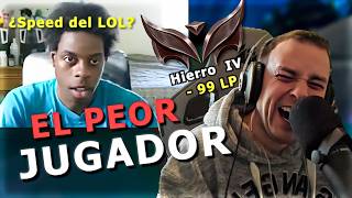 REACCIONO AL PEOR JUGADOR DE LA HISTORIA DE LEAGUE OF LEGENDS 🤣