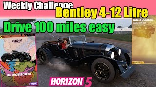 Forza Horizon 5 - Weekly Challenge - Bentley 4-12 Litre - Drive 100 miles easy - Autumn Series 3