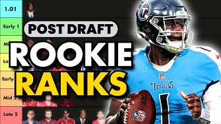 Updated 2025 Dynasty Rookie Rankings Post Nfl Draft