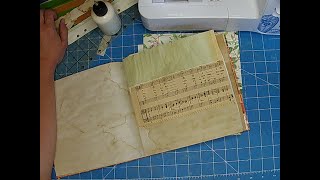 Woodland Junk Journal begins Part 2 (Choosing the other papers )