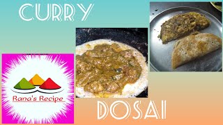 Namakkal Curry Dosai | Egg Essence Dosai Recipe