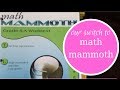 Our Switch to Math Mammoth, Right Start Math games, & CTC