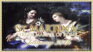 The Daily Mass: St Martina of Rome