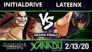 F@X 341 SamSho - LATEENX [L] (Shiki) Vs. Initialdrive (Earthquake) Samurai Shodown Grand Finals