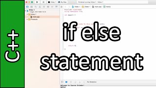 if else statement - C++ Programming Tutorial #13 (PC / Mac 2015)