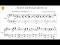 Crazy Little Thing Called Love by Queen (Piano Solo/Sheets)