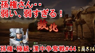 危機的な新野の攻略戦！そして剣閣方面は果たして活路を見いだせるのか！？【三国志14・孫権・シナリオ漢中争奪戦・難易度極級】#44