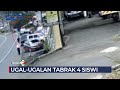 Aksi Pengemudi Mobil Ugal-ugalan Tabrak 4 Siswi di Semarang Terekam CCTV #SeputariNewsPagi 09/11