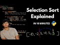 Selection Sort Explained (w/ code)