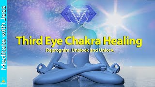 I Am Affirmations for Enhanced Intuition. Reprogram & Heal The Third Eye Chakra | Guided Meditation