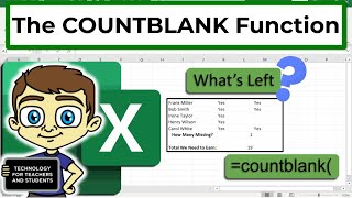 Use Excel's COUNTBLANK Function to Track Empty Cells