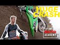 HUGE CRASH 100 ft Table Top MX FAIL! - Private Lesson