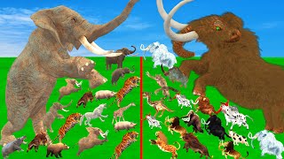 Prehistoric Mammals vs ARK Prehistoric Animals vs Woolly Mammoth vs Elephant Ani