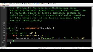 Java Multi-threading Demo - Java Console Program