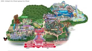 Evolution of Disney California Adventure in Maps