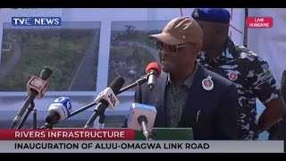 (MUST WATCH) Gov. Wike's Speech Today At The Inauguration Of Aluu-Omagwa Link Road