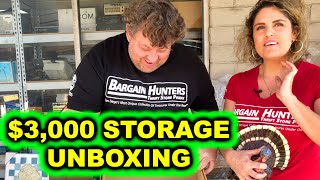 UNBOXING MORE OF THE $3000 ABANDONED STORAGE WARS AUCTION UNIT CASH :)