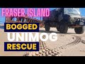 Fraser Island , Unimog to the  rescue   ,