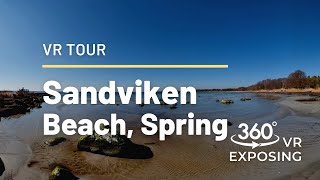 Sandviken Beach In The Spring