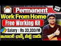 Permanent Work from Home jobs | No Coding jobs | Package 4 LPA | Latest jobs in Telugu |@VtheTechee