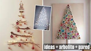 +10 divertidas ideas de Arbolitos de Navidad en la Pared - it's Me Skay