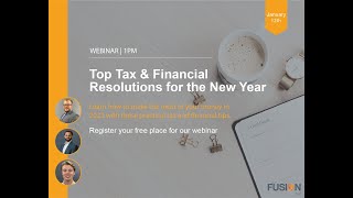 Top Tax & Financial Resolutions for the New Year