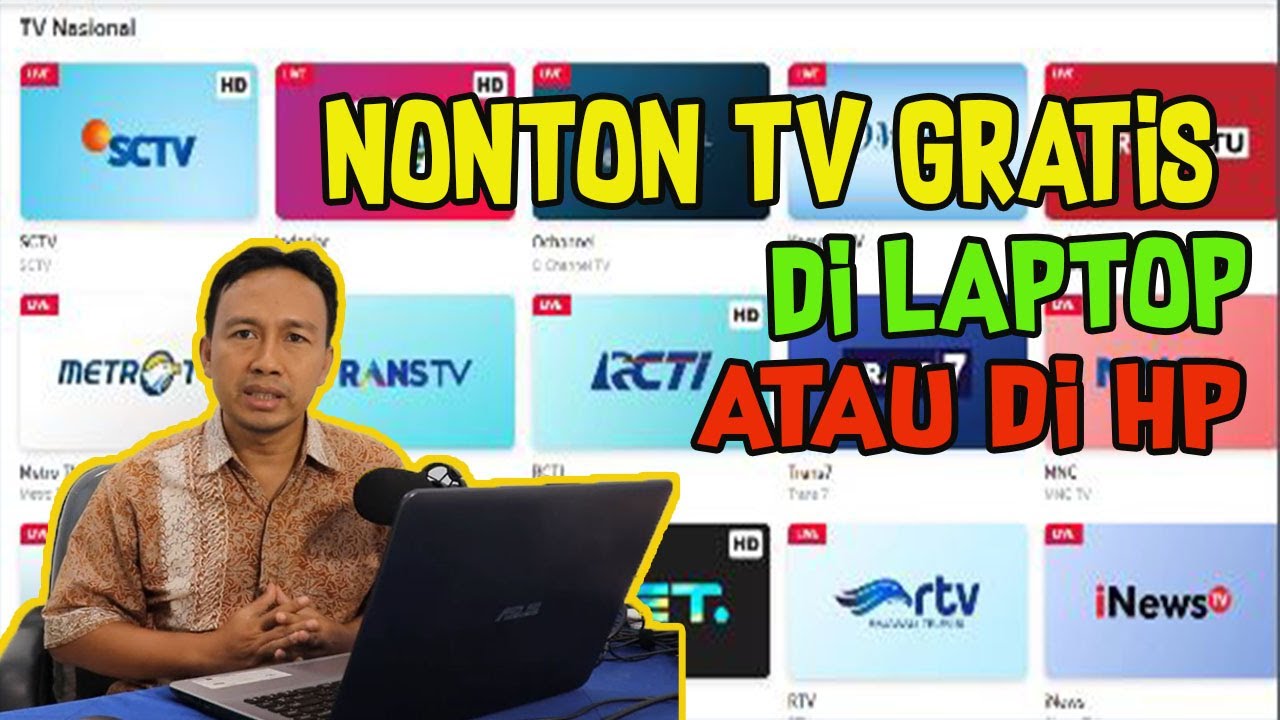 Cara Nonton TV Online Gratis Di Pc Atau Di Android Tanpa Aplikasi ...