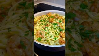 Alfredo Pasta with Scampi ❤️‍🔥❤️‍🔥❤️‍🔥𝐑𝐄𝐂𝐄𝐏𝐓 ⬇️ #alfredo #pasta #scampi #pastarecipe #pastalover