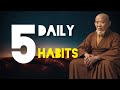 5 Small Habits That Will Change Your Life Forever | Zen/Buddhist Teachings.