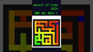 Advent of Code | Day 16: Reindeer Maze | Part 1 | Visualizations of Examples