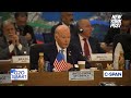 Biden delivers final remarks at his last meeting with G20 Summit leaders, comments on Ukraine