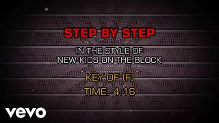 New Kids On The Block - Step By Step Karaoke