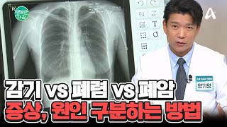 국내 10대 사망 원인 3위, 폐렴! 감기와 뭐가 다르나요? #폐렴 | 행복한 아침 1546 회