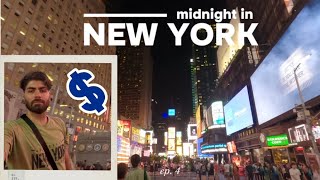 پياده روي در شب تا ميدان تايمز در نيويورك | نيويورك گردي| منهتن گردي| Times Square