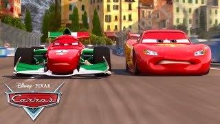 Relâmpago McQueen e Francesco Correm na Itália | Pixar Carros