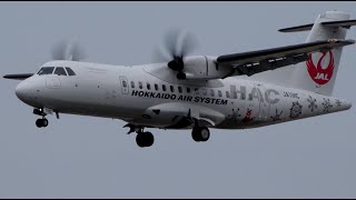 Hokkaido Air System ATR 42-600 JA11HC Landing at OKD Runway 32 | Sapporo Okadama Airport | OKD/RJCO