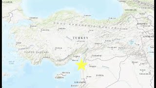 6.4-magnitude earthquake hits Turkey, near Syria