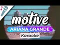 Ariana Grande, Doja Cat - motive - Karaoke Instrumental (Acoustic)