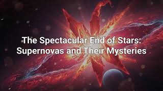 The spectacular remnant end of stars supernovas and their mysteries 1