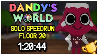 [Roblox] Dandy's World Floors 1-20 Solo Speedrun [Former WR] [1:20:44]