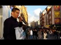 Homeless Preacher - Leicester Square London 2014.